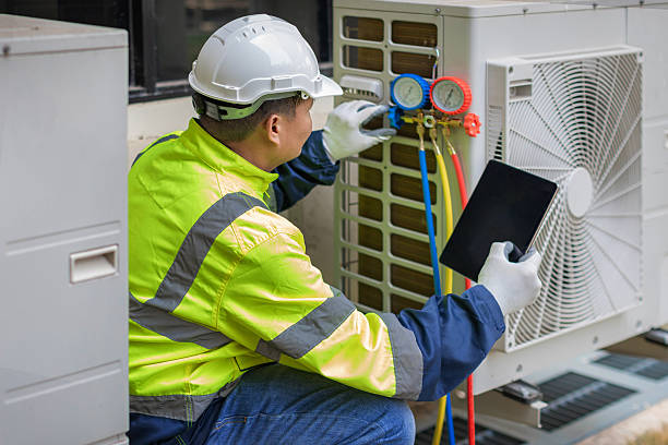 Professional Hvac Maintenance technician working in Milan, MO